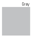 Vordere obere Keramik Concrete Gray